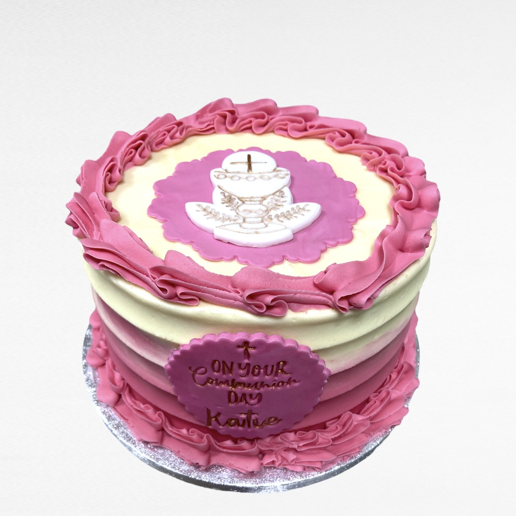Confirmation cake - Decorated Cake by Tortebymirjana - CakesDecor