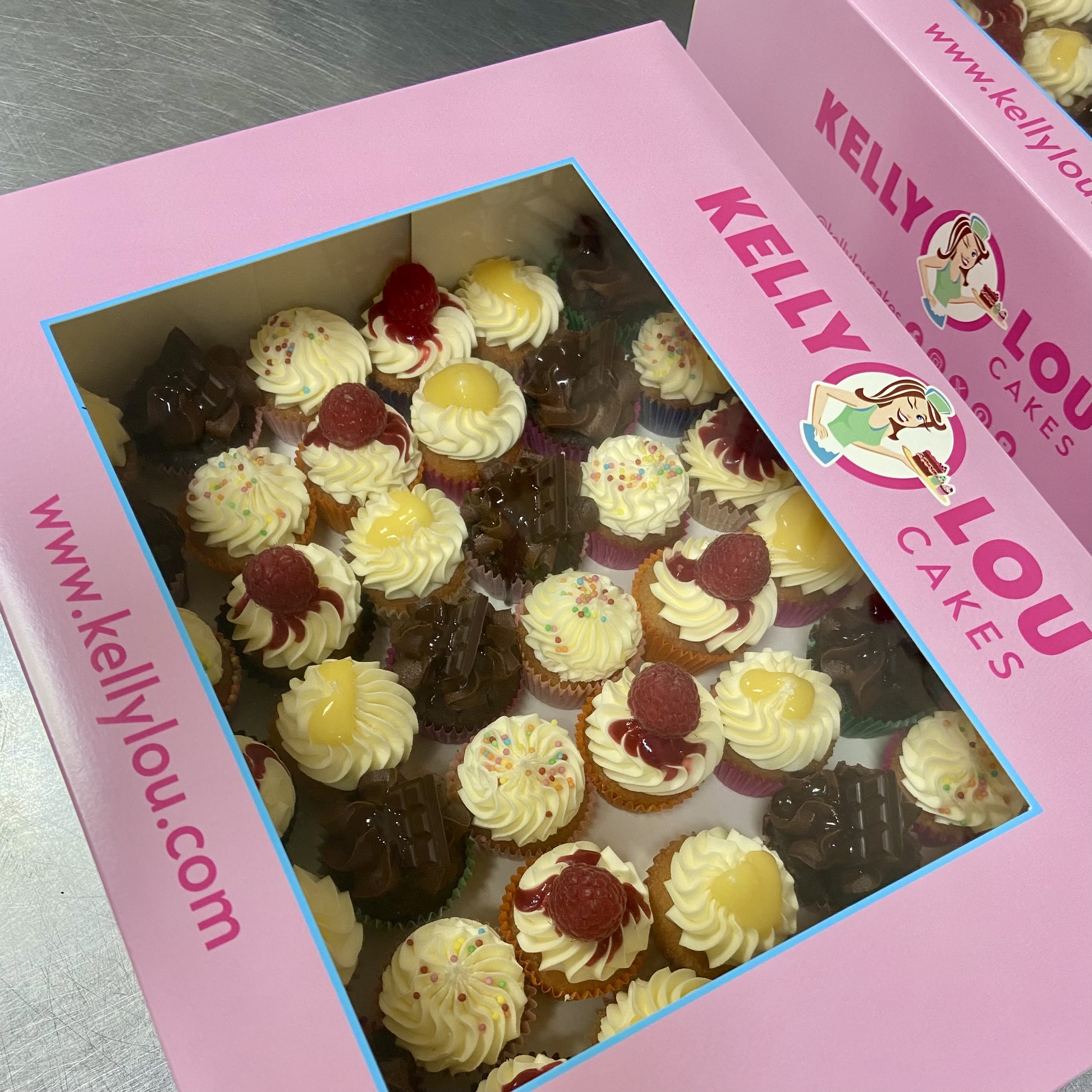 Box of 40 Assorted Mini Cupcakes